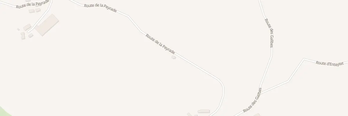 Plan du 2734 Rte de la Peyrade à Beyssac