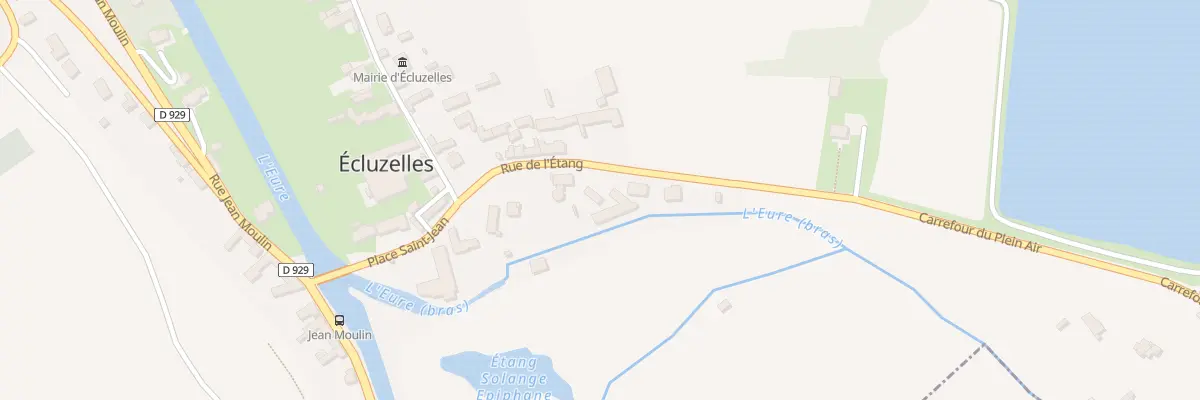 Plan du 8 Rue de l’Étang à Écluzelles