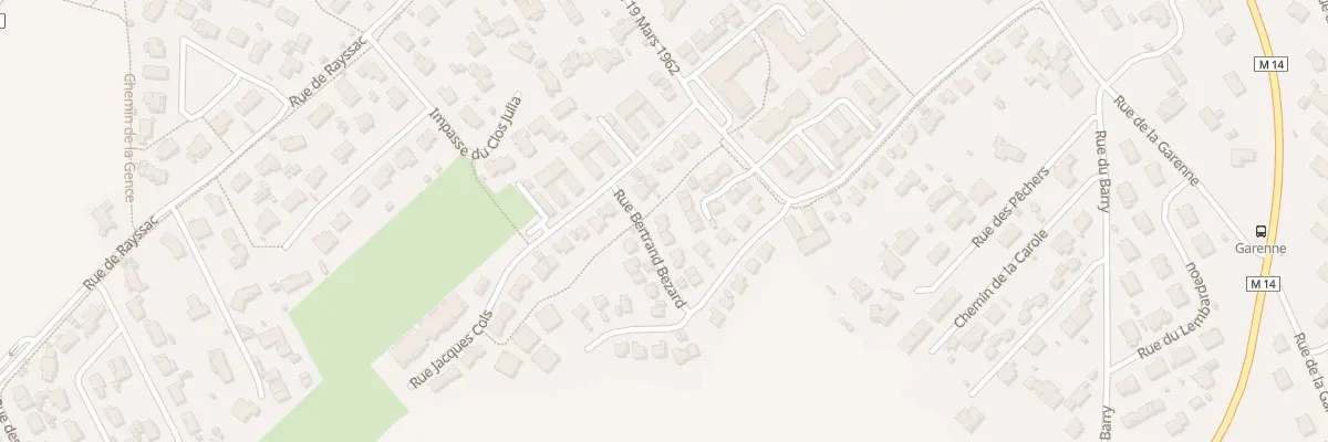 Plan du 10 Rue Bertrand Bezard à Gratentour