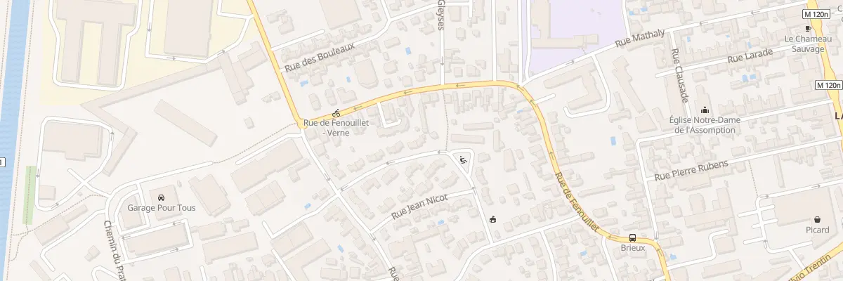 Plan du 15 Rue René Fonquerne à Toulouse