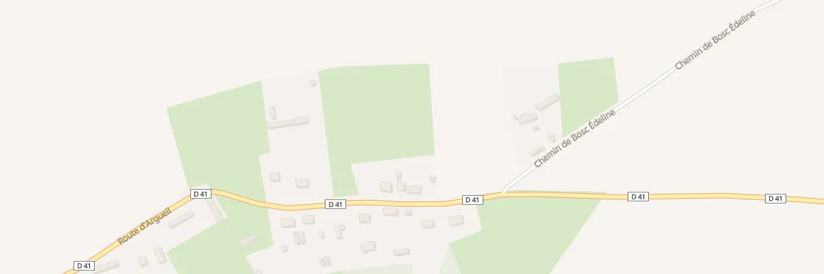 Plan du 1405 Rte d’Argueil à Bois-Guilbert
