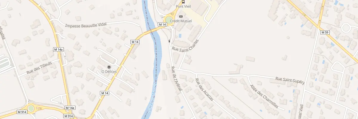Plan du 7 Rue de l’Arénal à Castelginest