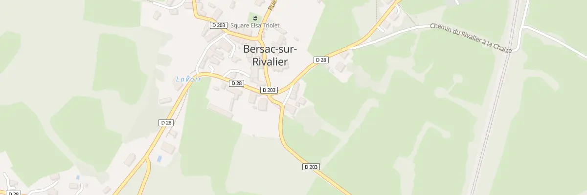 Plan du 3 Pl de l’Eglise à Bersac-sur-Rivalier