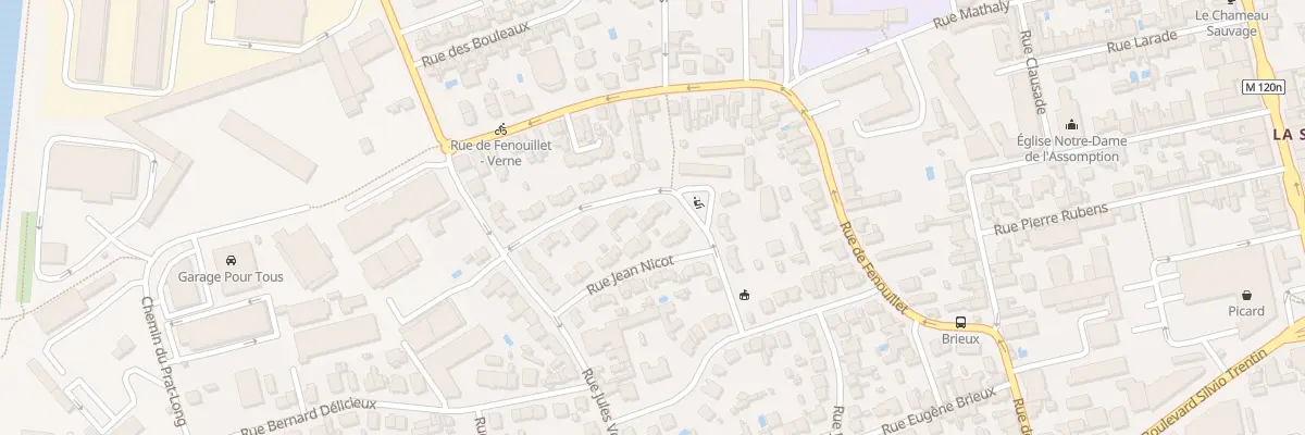 Plan du 14 Rue René Fonquerne à Toulouse