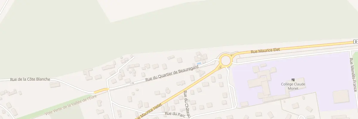 Plan du 22 Rue du Quartier de Beauregard à Ézy-sur-Eure