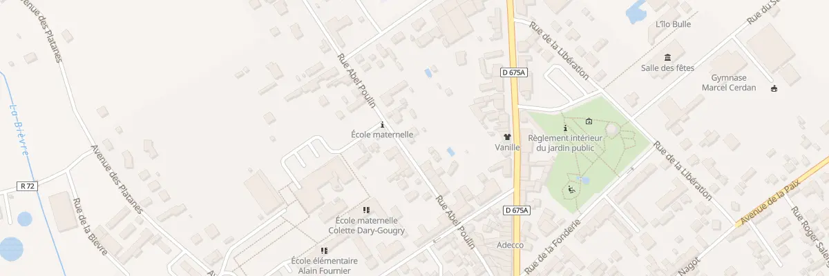 Plan du 29 Rue Abel Poulin au Controis-en-Sologne