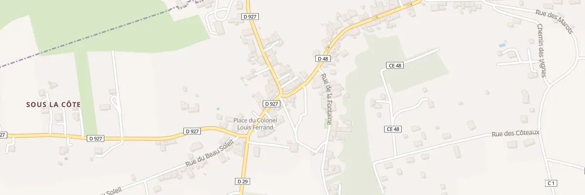 Plan du 25 Rue René d’Helbingue à Thenay