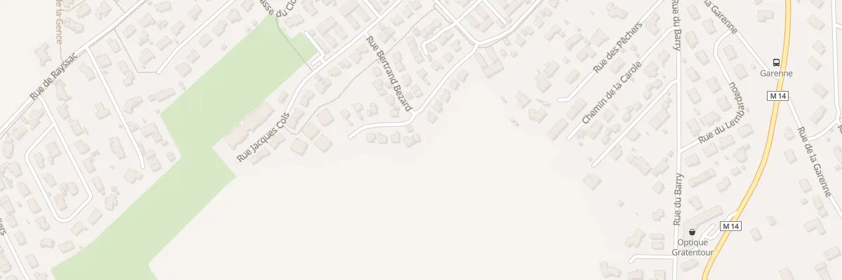 Plan du 53 Rue Flavien Genevieve Pascal à Gratentour