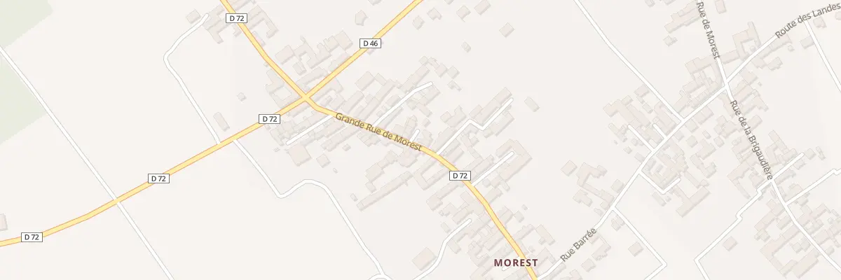 Plan du 28 Gr Grande Rue de Morest à Saint-Claude-de-Diray