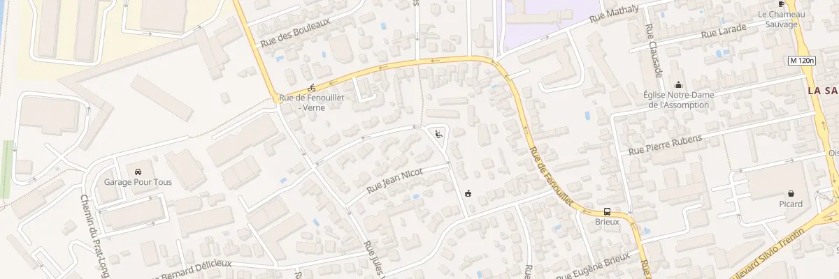 Plan du 16 Rue René Fonquerne à Toulouse