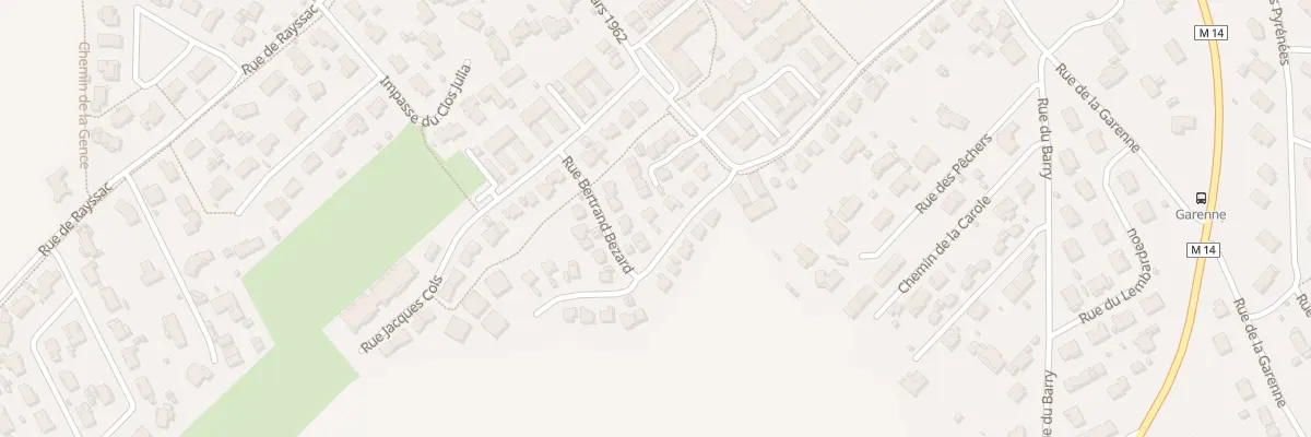 Plan du 44 Rue Flavien Genevieve Pascal à Gratentour