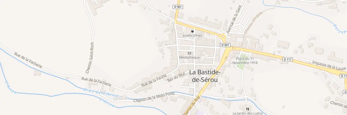 Plan du 6 Rue Lambert à La Bastide-de-Sérou