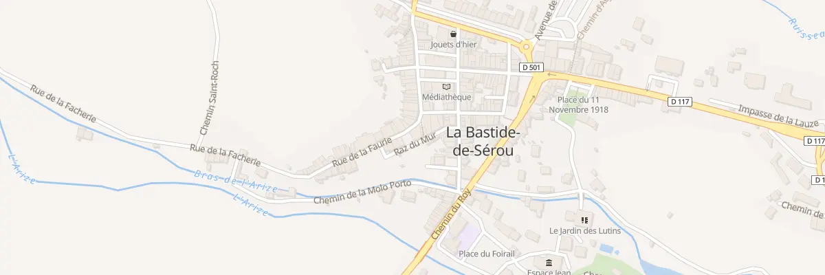 Plan du 1 Rue Lafaurie à La Bastide-de-Sérou