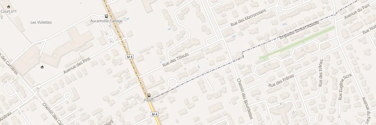 Plan du 20 Rue des Tilleuls à Fonbeauzard