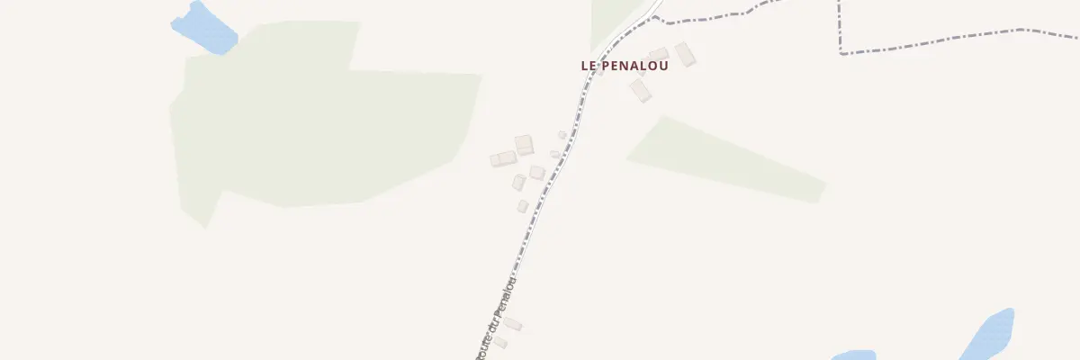 Plan du 5096 Le Penalou à Montgibaud