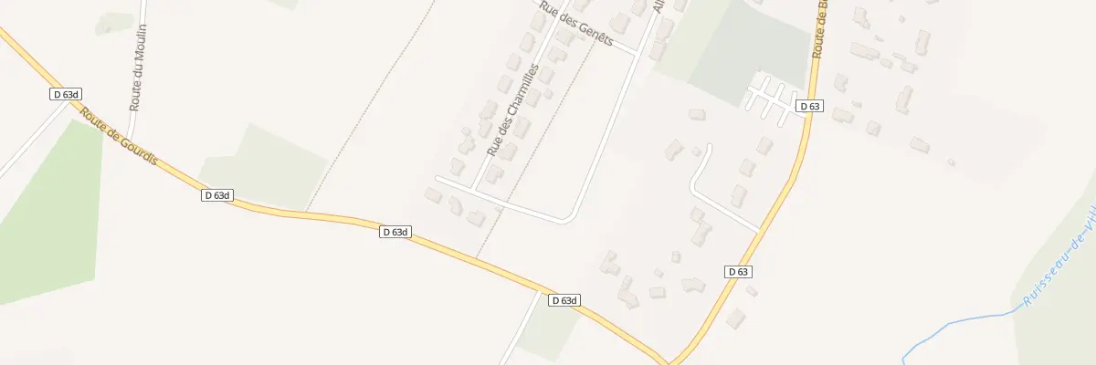 Plan du 2 Rue des Violettes à Villaudric