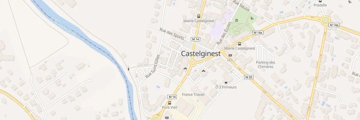 Plan du 3 Rue du Fort à Castelginest