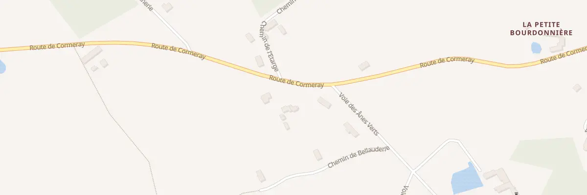 Plan du 1 Rte de Cormeray à Cheverny