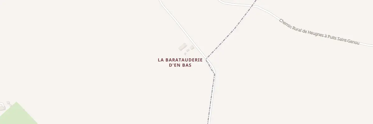 Plan du 5094 La Baratauderie d’En Bas à Heugnes