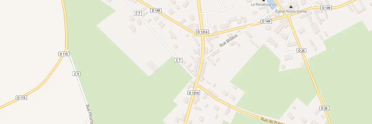 Plan du 2 Rue du Tremble à Fresnoy-Folny
