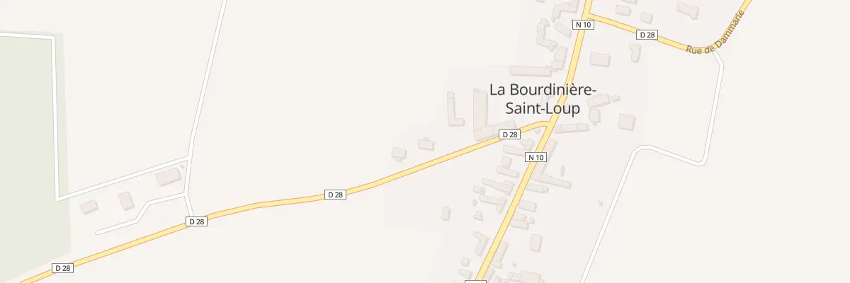 Plan du 4 Rue de Brou à La Bourdinière-Saint-Loup