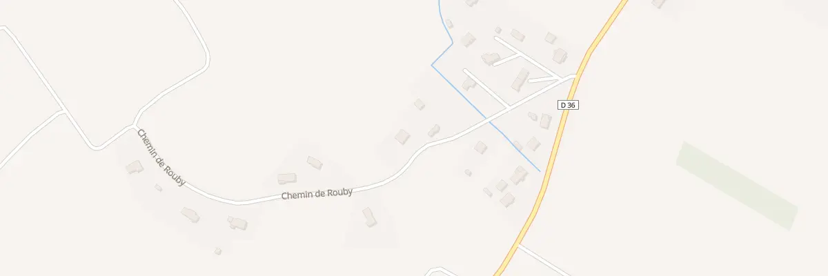 Plan du 222 Che de Rouby à Nohic