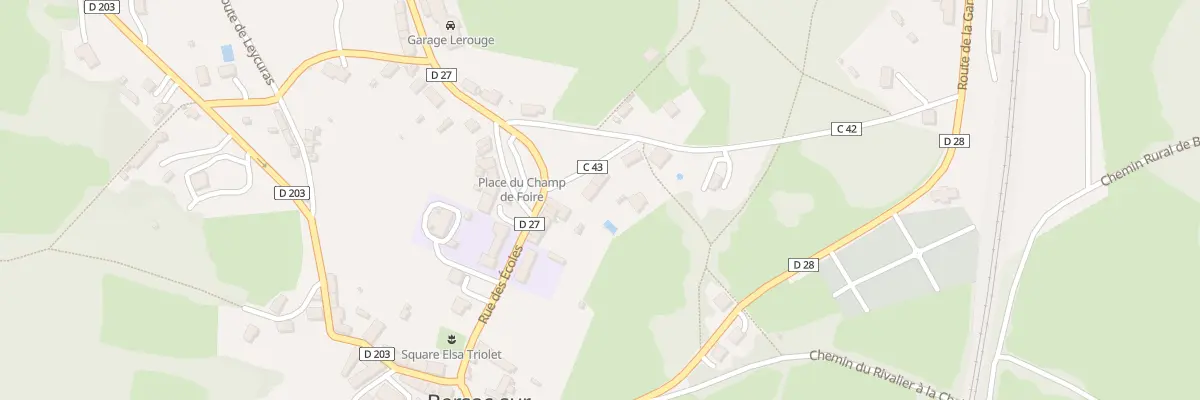 Plan du 6 Pl des Fosses à Bersac-sur-Rivalier