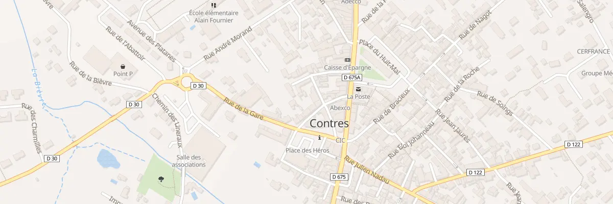 Plan du 34 Rue de l’Eglise St Cyr et Ste au Controis-en-Sologne