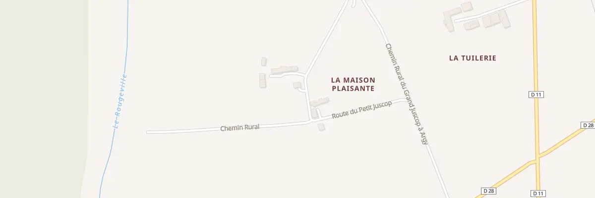 Plan du 39 Le Petit Juscop à Argy