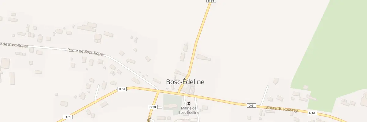 Plan du 87 Rte de Bosc-Bordel à Bosc-Édeline