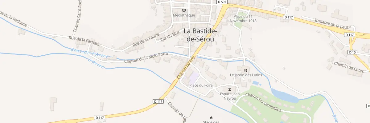 Plan du 20 Che du Roy à La Bastide-de-Sérou