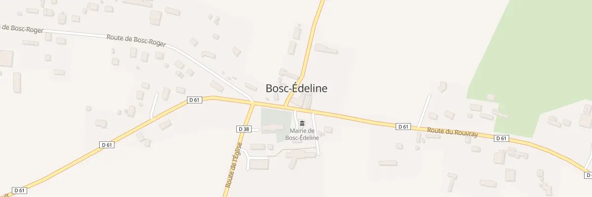 Plan du 5 Rte du Rouvray à Bosc-Édeline