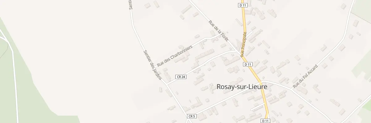 Plan du 10 Rue de la République à Rosay-sur-Lieure