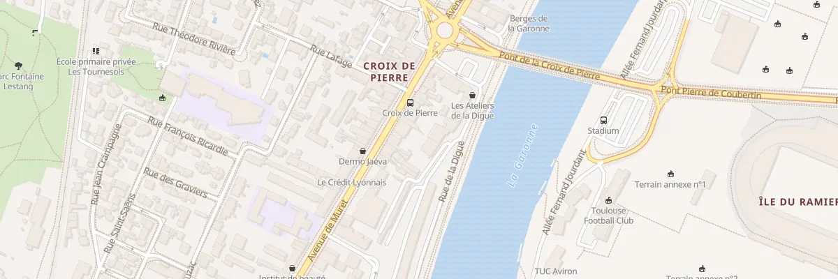 Plan du 118 Av de Muret à Toulouse