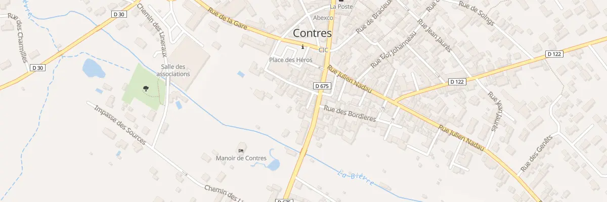 Plan du 6 Rue de l’Eglise St Cyr et Ste au Controis-en-Sologne