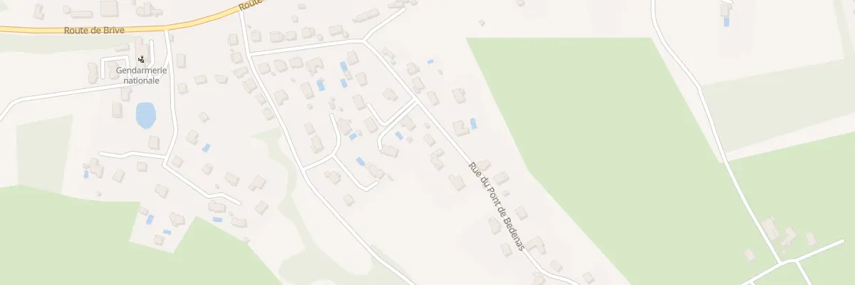 Plan du 18 Rue Du Pont De Bédenas à Larche