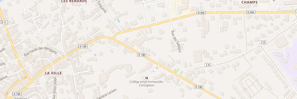 Plan du 13 Rte de Châteauroux à Buzançais