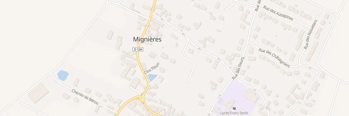 Plan du 2 Clos Fleuri à Mignières