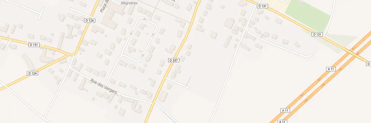 Plan du 13 Rte de Chenonville à Mignières