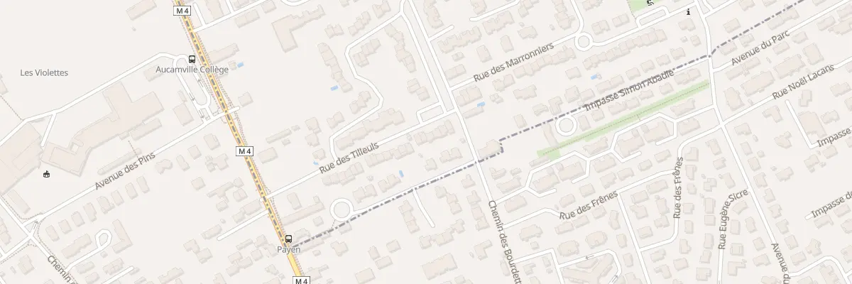 Plan du 34 Rue des Tilleuls à Fonbeauzard