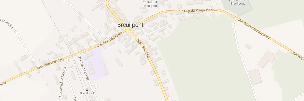 Plan du 9 Rue Lamartine à Breuilpont