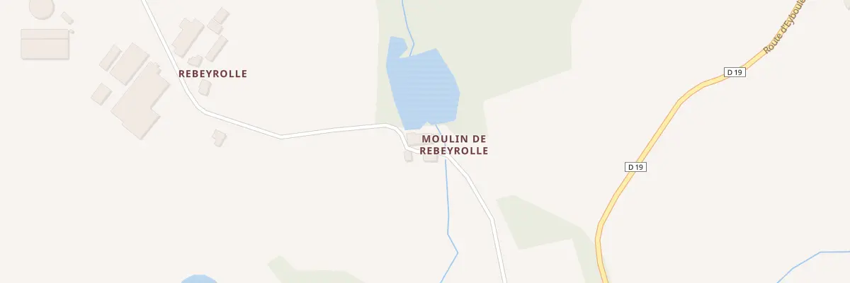 Plan du 34 Rte du Moulin de Rebeyrolle à Saint-Paul