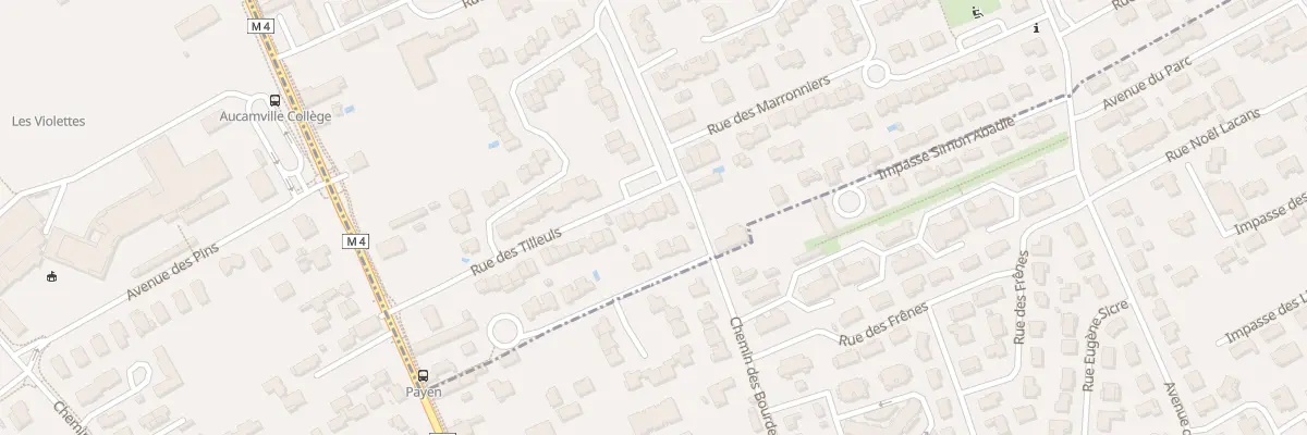 Plan du 38 Rue des Tilleuls à Fonbeauzard