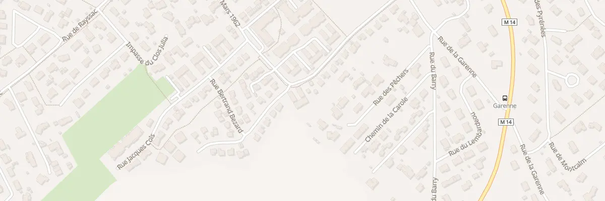 Plan du 31 Rue Flavien Genevieve Pascal à Gratentour