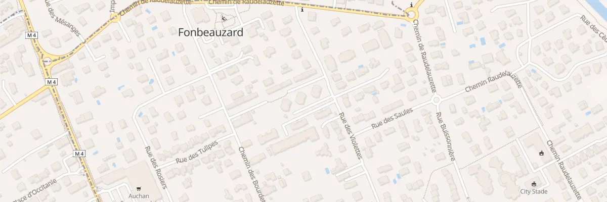 Plan du 13 Rue des Violettes à Fonbeauzard