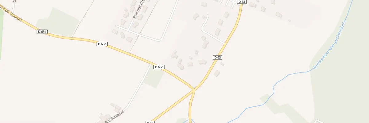 Plan du 1217 Rte de Gourdis à Villaudric