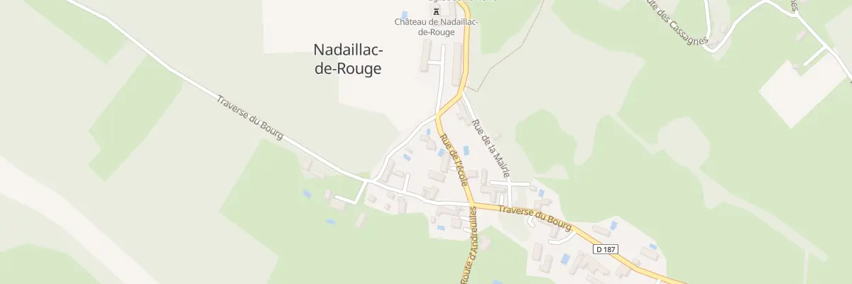 Plan du 60 Rue du Château à Nadaillac-de-Rouge