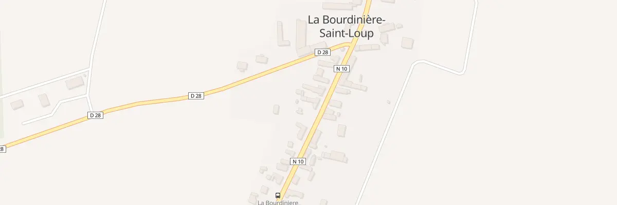 Plan du 21 Rte Nationale La Bourdiniere à La Bourdinière-Saint-Loup