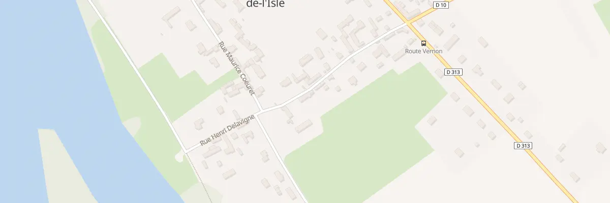 Plan du 13 Rue Henri DELAVIGNE à Notre-Dame-de-l’Isle