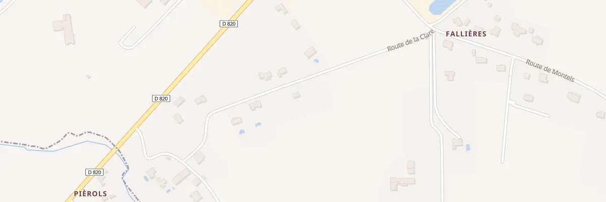 Plan du 265 Rte de la Clare à Albias